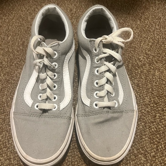 Vans Shoes - Vans Classic Gray and White Sneakers